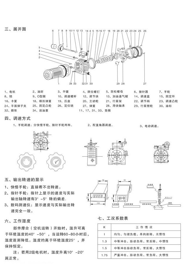 MB行星摩擦式机械无级变速机